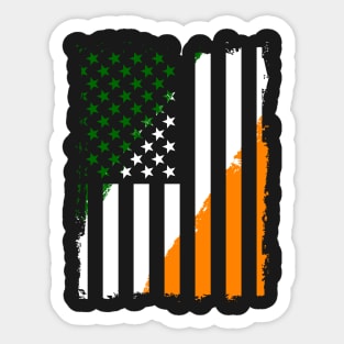 Irish American Sticker